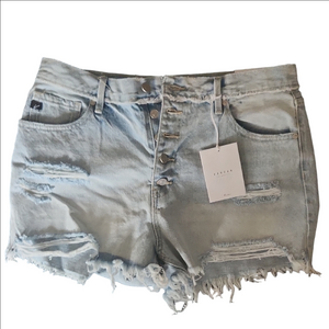 KanCan Light Blue Denim Shorts